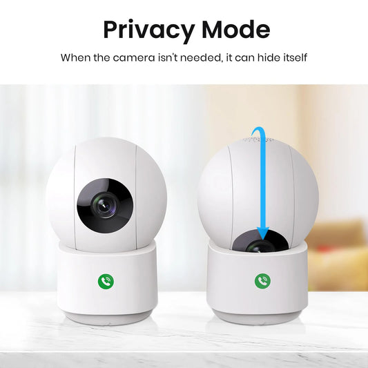 AOSU 3MP 5G/2.4GHz Baby Monitor WiFi Security Camera Indoor 6X Zoom 2-Way Audio Surveillance CCTV Camera Work with Alex
