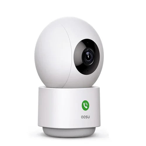 AOSU 3MP 5G/2.4GHz Baby Monitor WiFi Security Camera Indoor 6X Zoom 2-Way Audio Surveillance CCTV Camera Work with Alex
