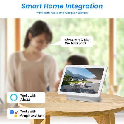 ANRAN 2K Solar Camera 4PCS Home Security Cameras Set 2.4G Wireless WIFI Camera Built-in Battery,Floodlight,Color Night Vision